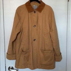asos camel chore coat